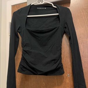 Abercrombie & Fitch Black Long Sleeve Top